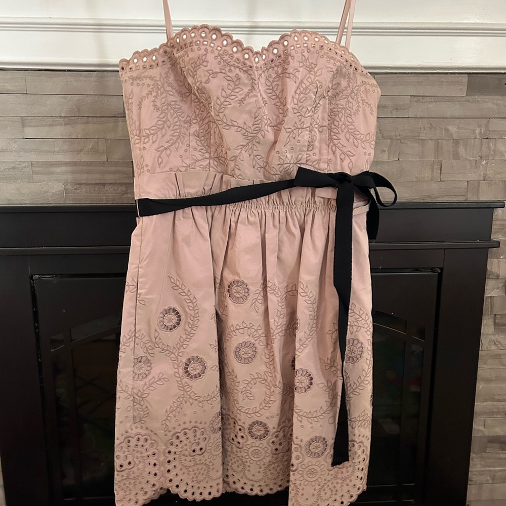 BCBG Maxazria mauverose dress